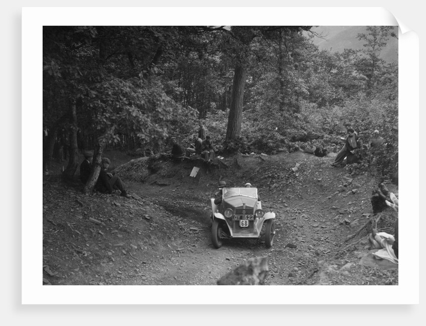 Fiat Balilla taking part in a motoring trial, c1930s by Bill Brunell