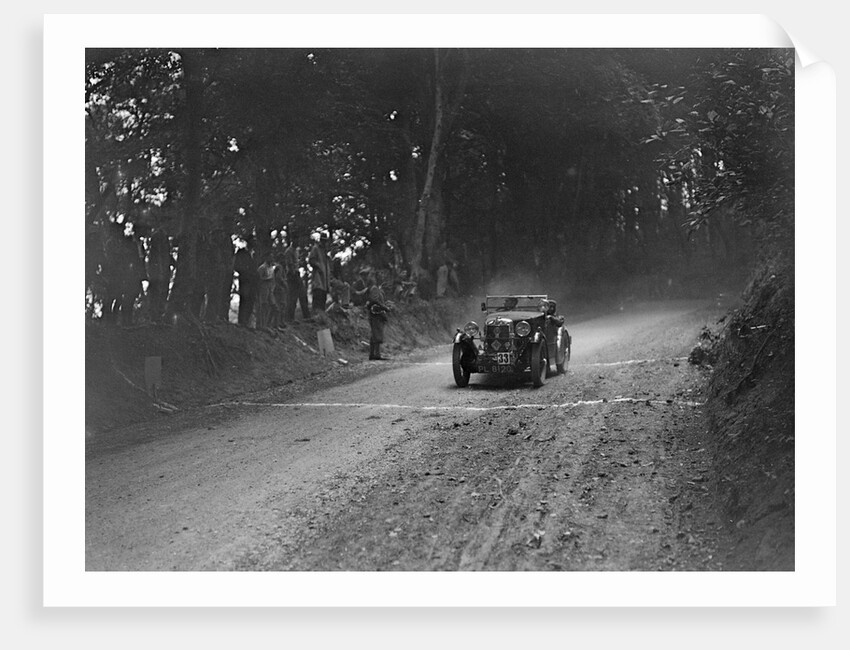 MG M type of GE Taylor taking part in a motoring trial, c1930s by Bill Brunell