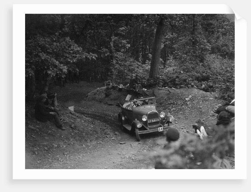 Ford Model A taking part in a motoring trial, c1930s by Bill Brunell