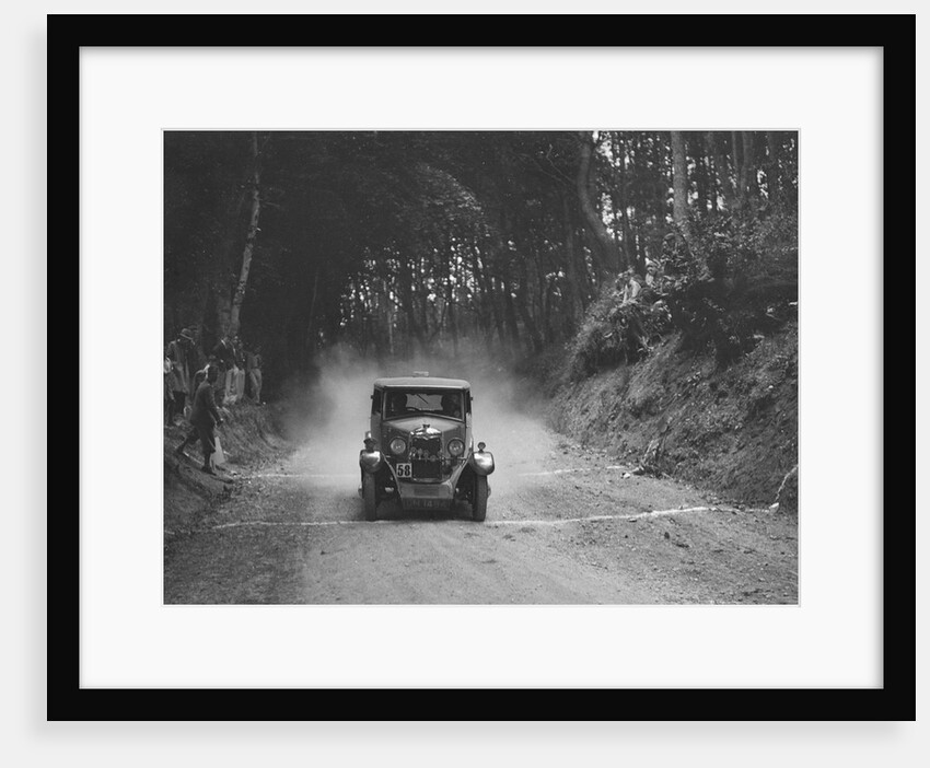 Riley taking part in a motoring trial, c1930s by Bill Brunell