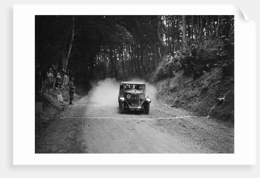 Riley taking part in a motoring trial, c1930s by Bill Brunell