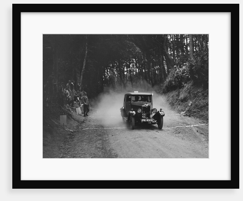 Riley taking part in a motoring trial, c1930s by Bill Brunell