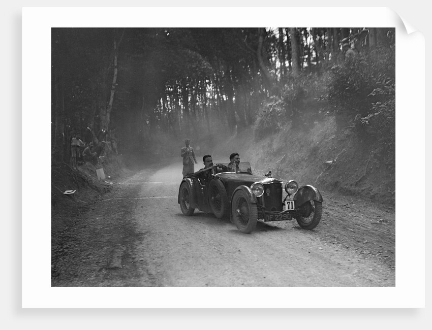 Frazer-Nash 2-seater taking part in a motoring trial, c1930s by Bill Brunell