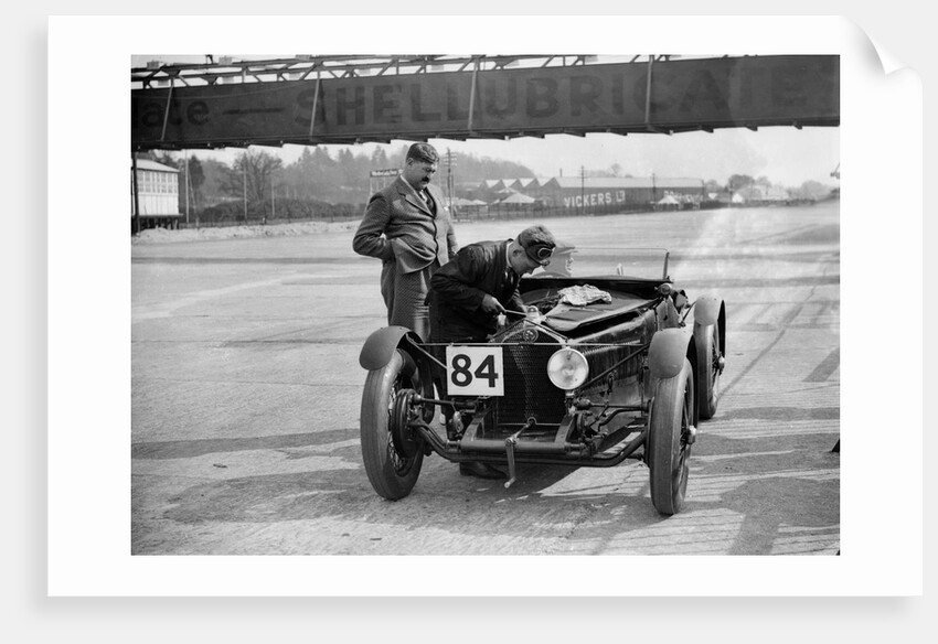 Lombard of HN and E Scholfield at the JCC Double Twelve Race, Brooklands, Surrey, 1929 by Bill Brunell