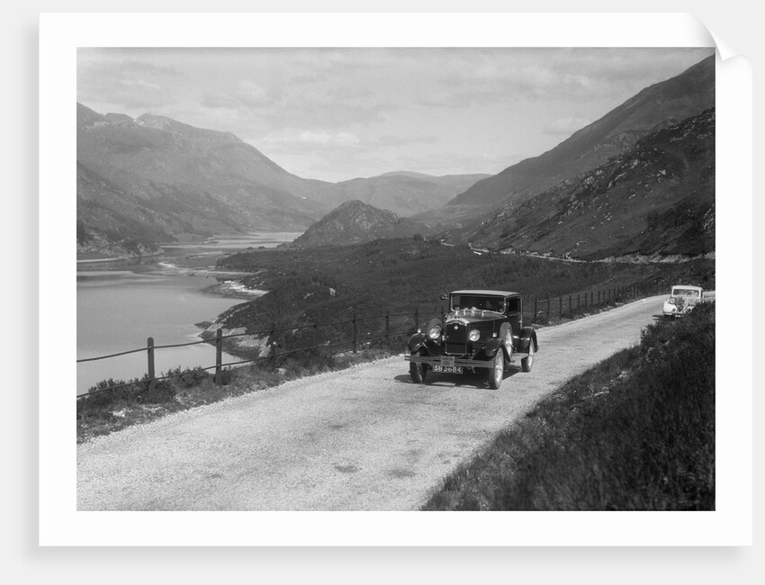 Rover saloon of I Ramsay competing in the RSAC Scottish Rally, 1936 by Bill Brunell