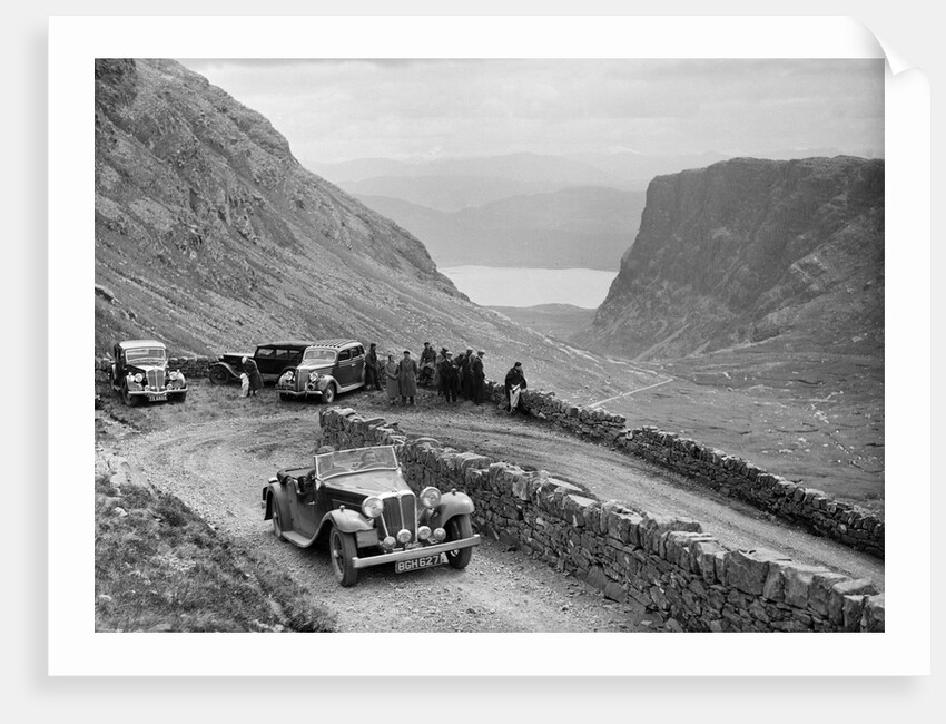 SS Jaguar 1 competing in the RSAC Scottish Rally, 1936 by Bill Brunell