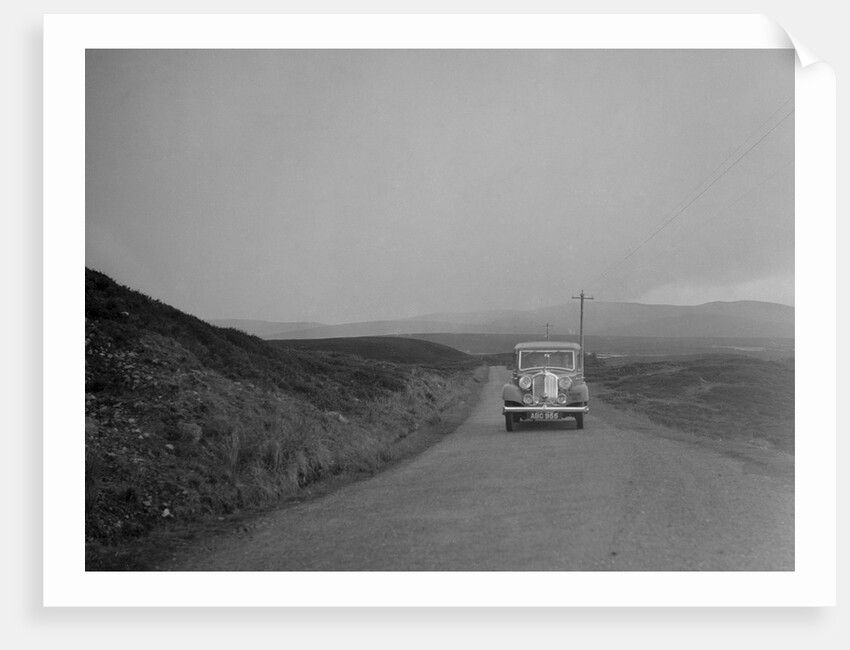 Rover of SJ Clutterbuck competing in the RSAC Scottish Rally, 1936 by Bill Brunell