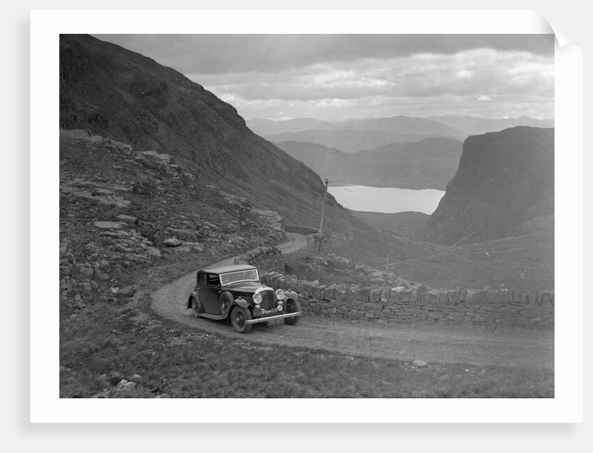 Bentley with Mulliner body of Miss MB Smith competing in the RSAC Scottish Rally, 1936 by Bill Brunell
