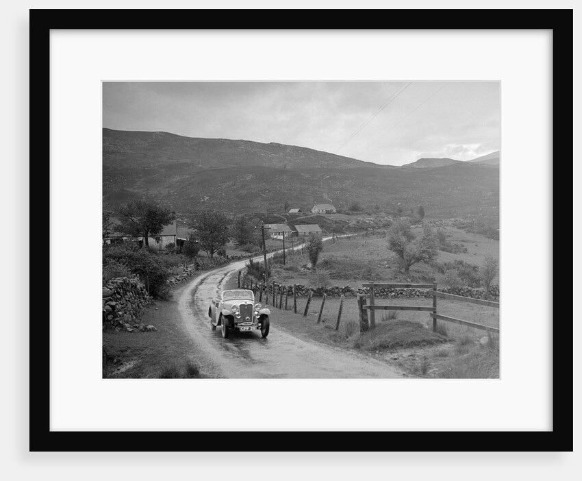 Singer Nine Sports of Miss MC Sherer competing in the RSAC Scottish Rally, 1936 by Bill Brunell
