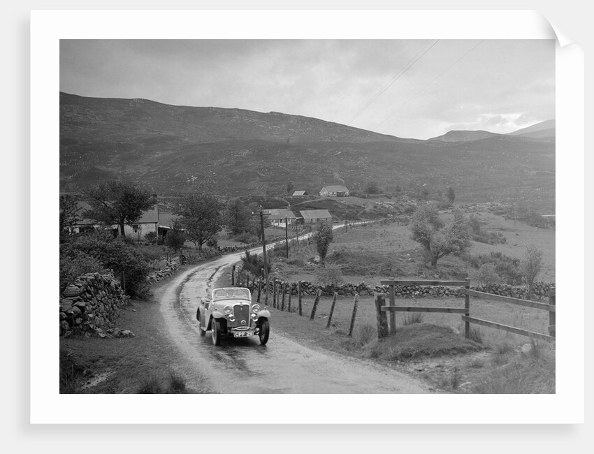 Singer Nine Sports of Miss MC Sherer competing in the RSAC Scottish Rally, 1936 by Bill Brunell