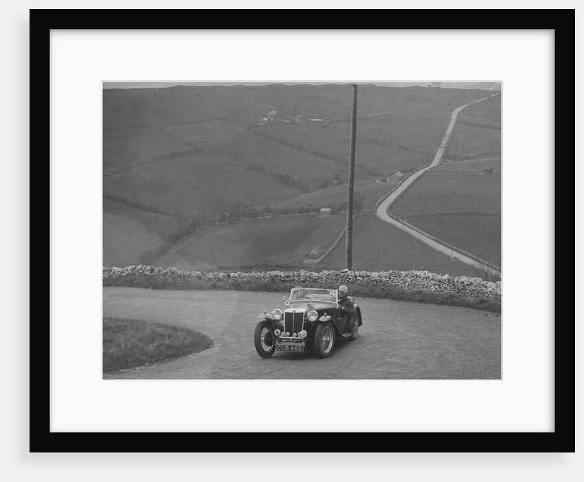 MG TA of WC Reid competing in the RAC Rally, 1939 by Bill Brunell