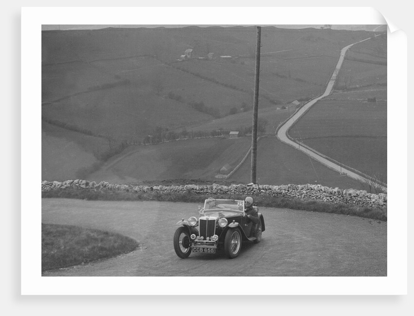 MG TA of WC Reid competing in the RAC Rally, 1939 by Bill Brunell