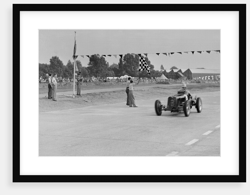 ERA R4C of Raymond Mays winning the JCC International Trophy, Brooklands, Surrey, 1937 by Bill Brunell