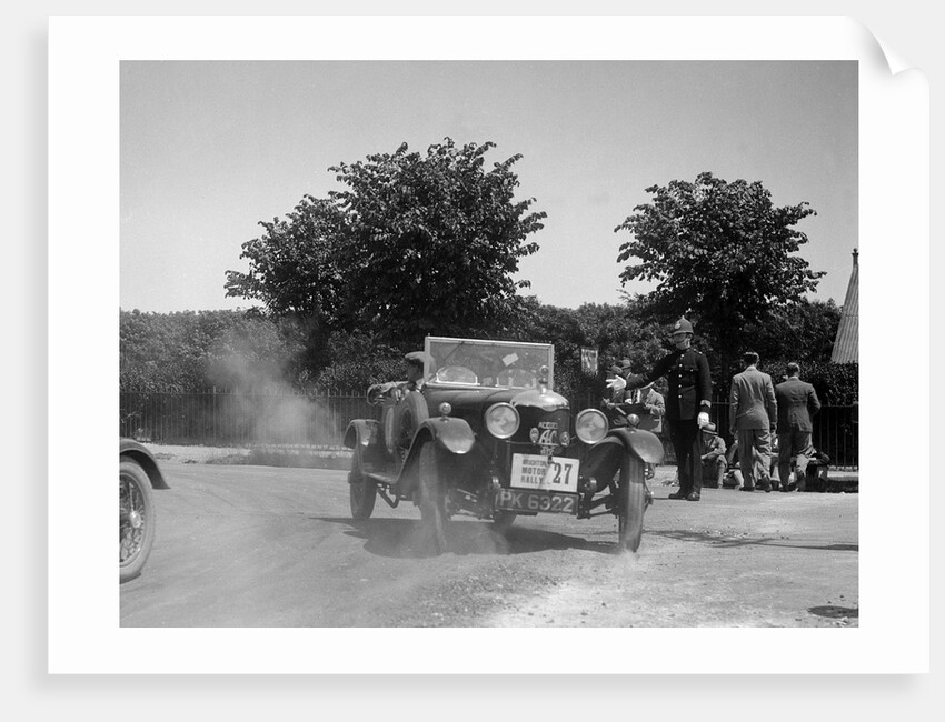 AC Acedes Six open tourer of J Mollart competing in the B&HMC Brighton Motor Rally, 1930 by Bill Brunell