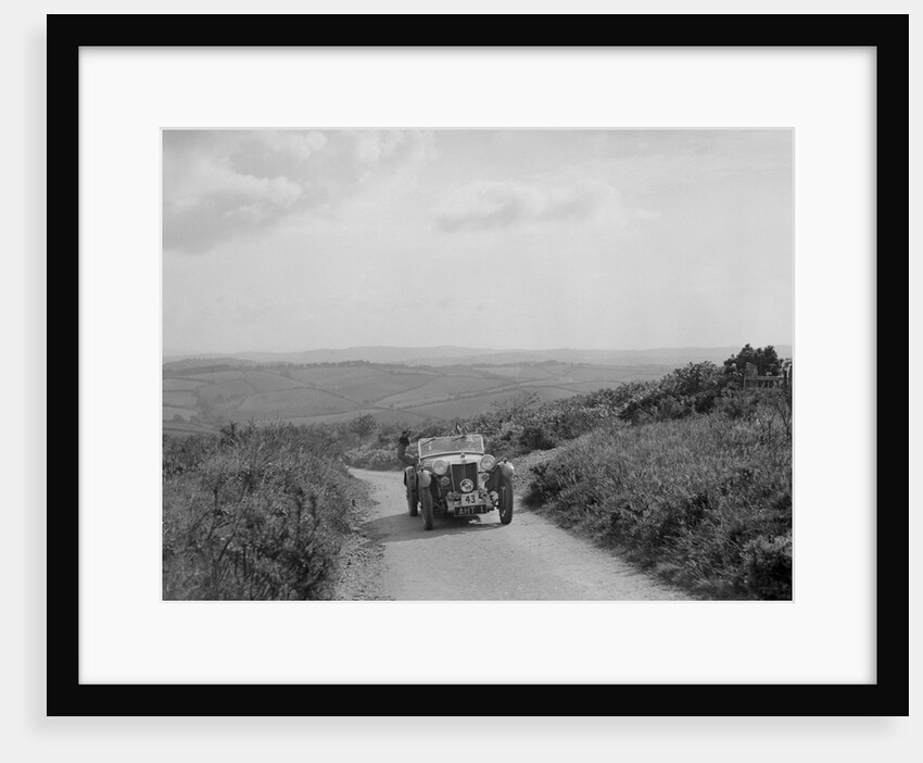 MG PB of EH Goodenough competing in the MCC Torquay Rally, 1938 by Bill Brunell