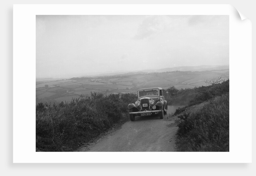Railton saloon competing in the MCC Torquay Rally, 1938 by Bill Brunell