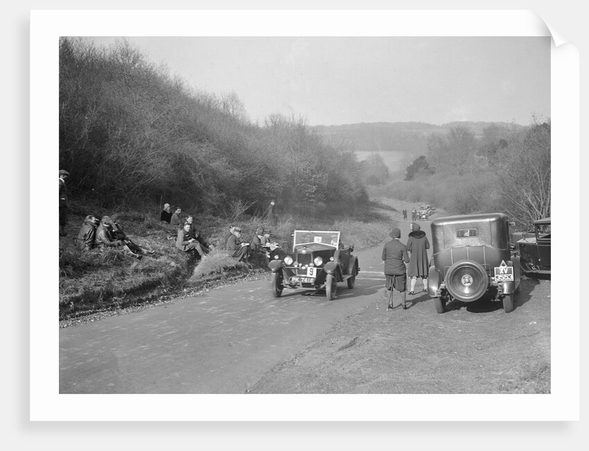 Riley open 4-seater tourer at the JCC Half-Day Trial, Ranmore Common, Dorking, Surrey, 1930 by Bill Brunell