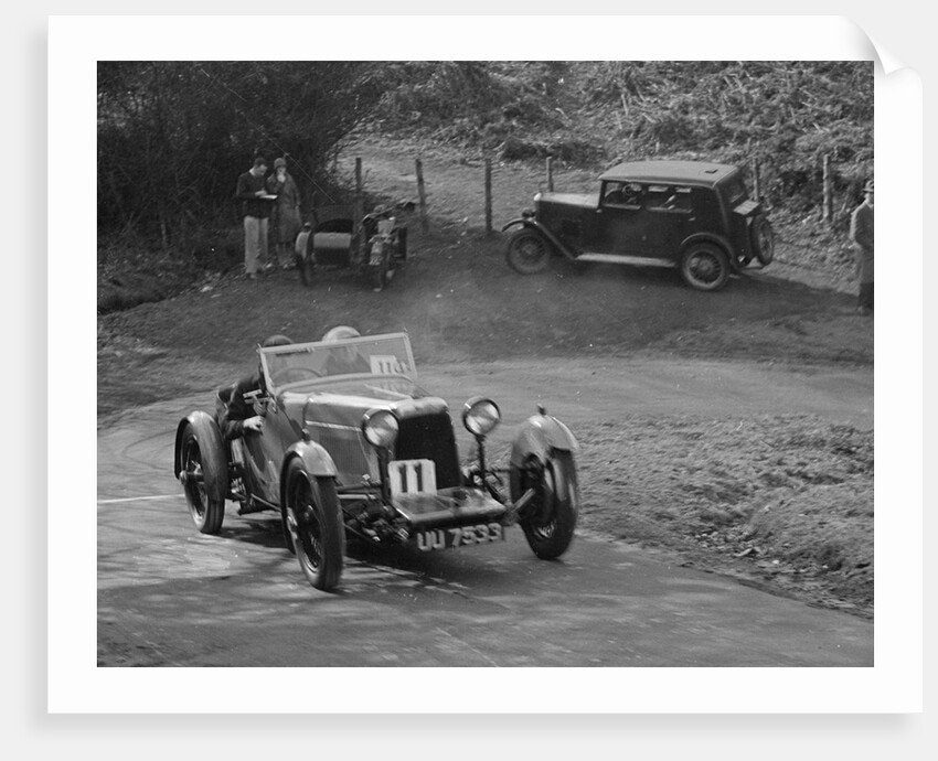 Aston Martin open sports competing in the JCC Half-Day Trial, 1930 by Bill Brunell