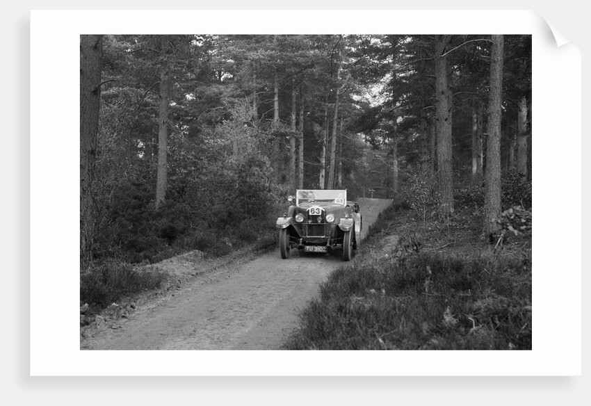 Talbot 18/55 4-seater tourer competing in the JCC Half-Day Trial, 1930 by Bill Brunell