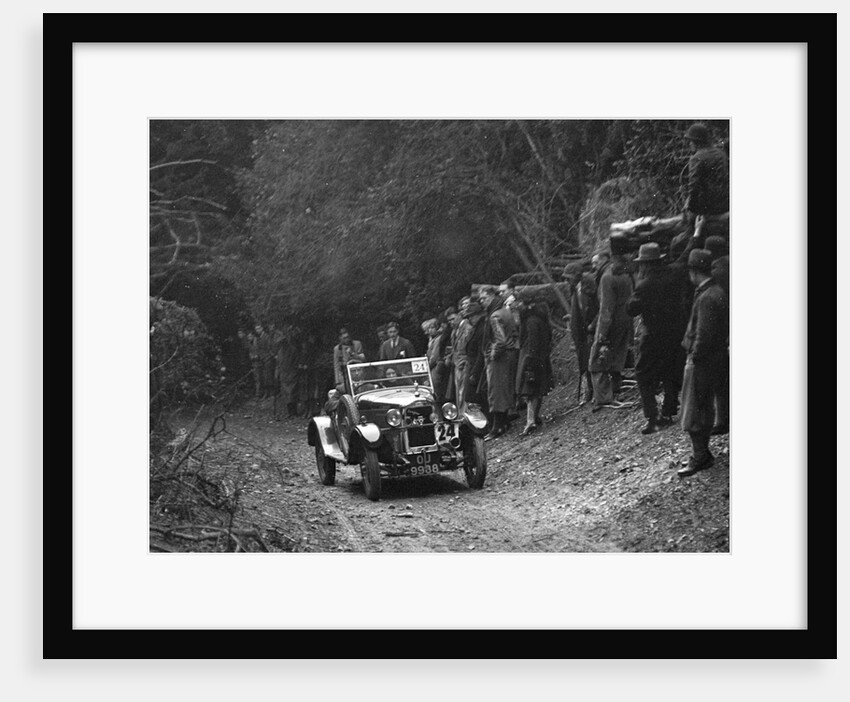 R Peaty's Singer open 4-seater tourer competing in the JCC Half-Day Trial, 1930 by Bill Brunell