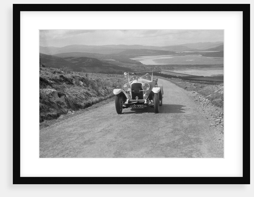 Vauxhall 30/98 of G Warburton competing in the RSAC Scottish Rally, 1934 by Bill Brunell
