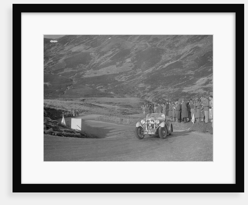 Singer Le Mans of Archie Langley at the RSAC Scottish Rally, Devil's Elbow, Glenshee, 1934 by Bill Brunell
