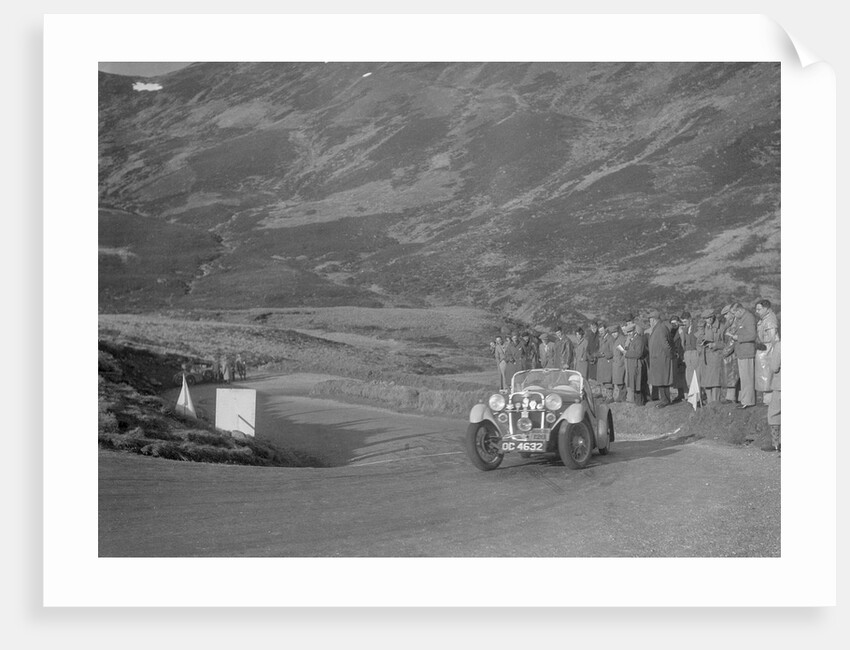 Singer Le Mans of Archie Langley at the RSAC Scottish Rally, Devil's Elbow, Glenshee, 1934 by Bill Brunell