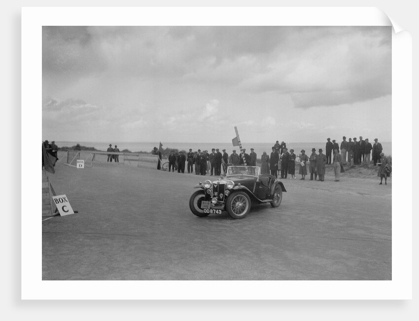 MG PA of Miss E Violet Watson competing in the RSAC Scottish Rally, 1934 by Bill Brunell