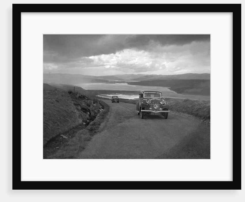 Sunbeam saloon of AA Smith competing in the RSAC Scottish Rally, 1934 by Bill Brunell