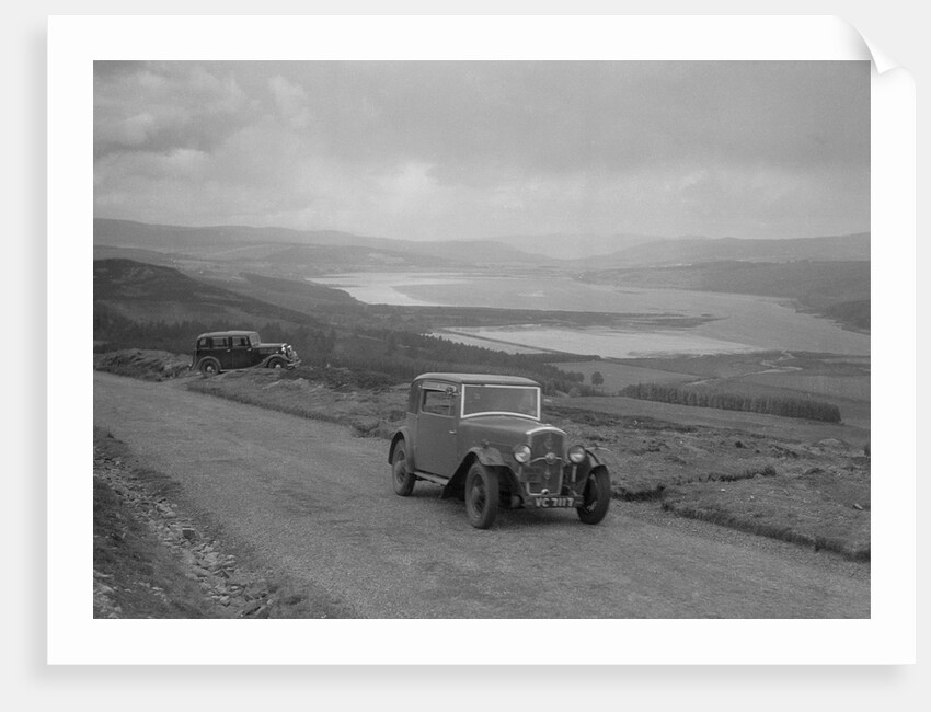 Rover coupe of G Ross competing in the RSAC Scottish Rally, 1934 by Bill Brunell