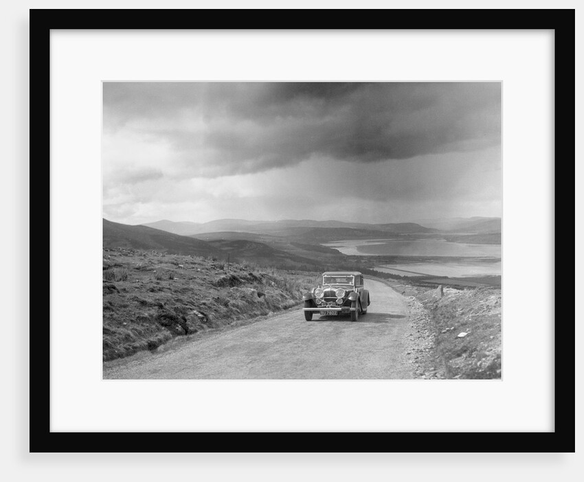 Alvis Speed Twenty saloon competing in the RSAC Scottish Rally, 1934 by Bill Brunell