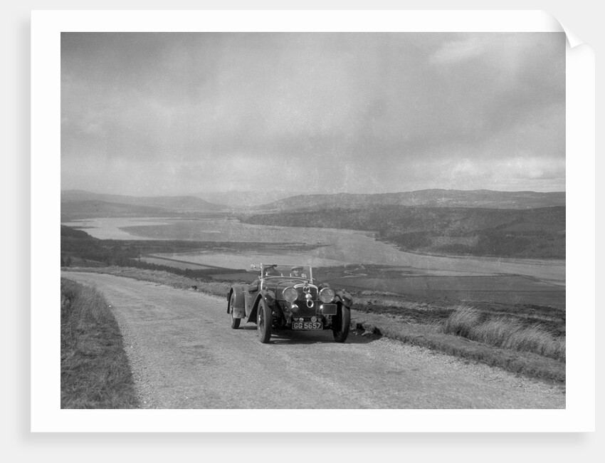 Alvis Speed Twenty tourer of I Fraser-Marshall competing in the RSAC Scottish Rally, 1934 by Bill Brunell