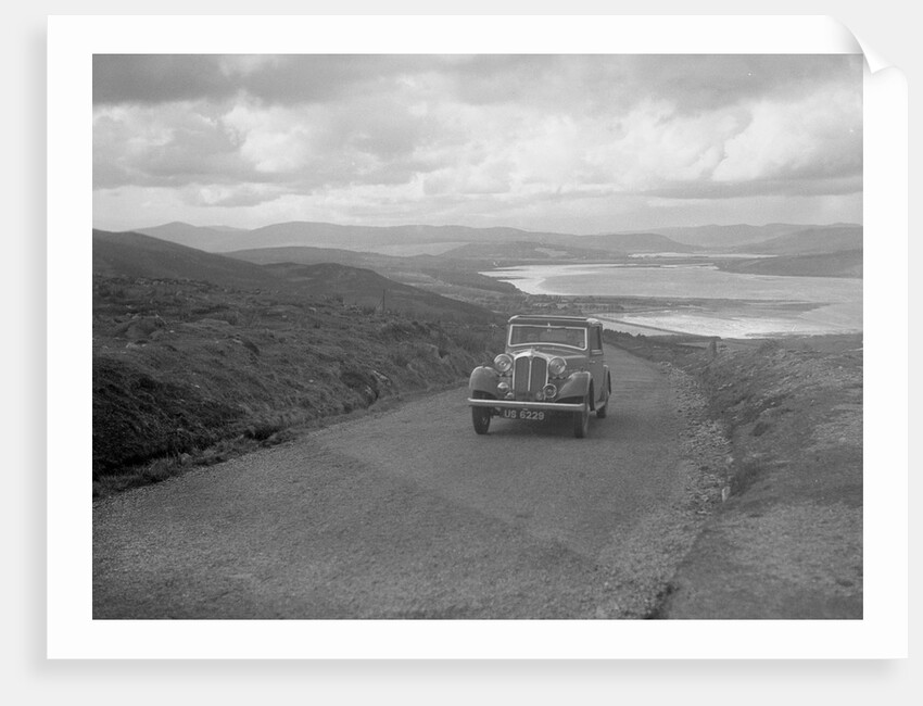 Rover saloon of J Gibbon Jr competing in the RSAC Scottish Rally, 1934 by Bill Brunell