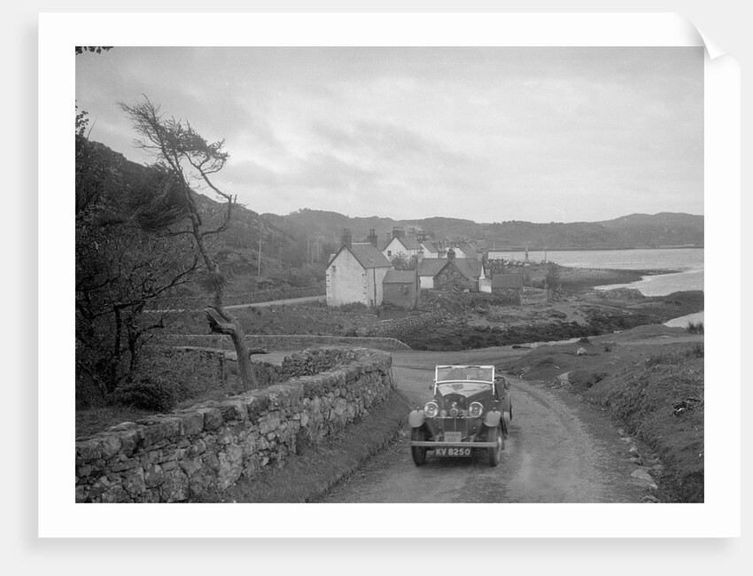 Triumph open tourer of Joan Richmond competing in the RSAC Scottish Rally, 1934 by Bill Brunell