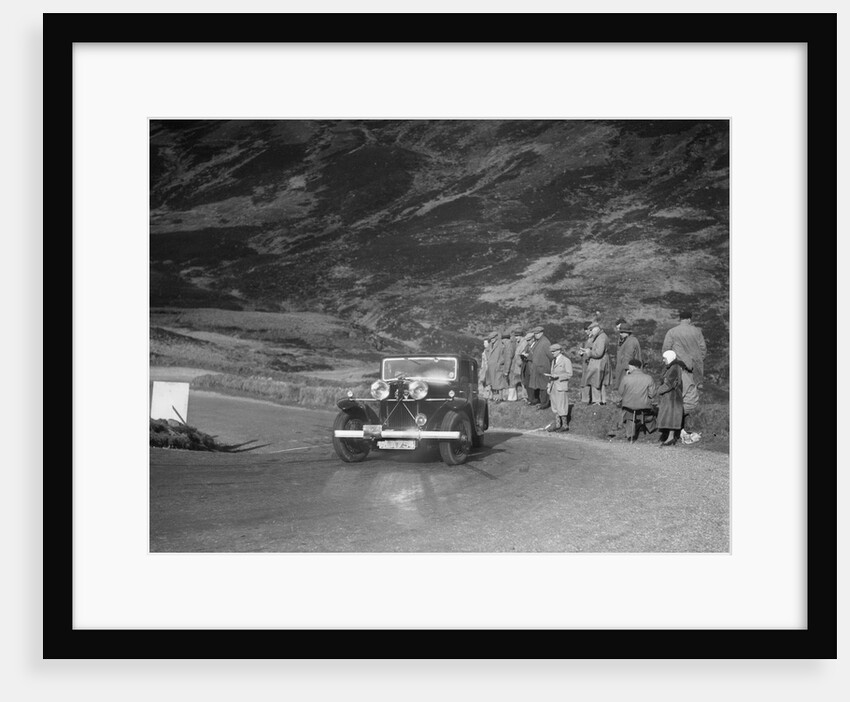 Talbot saloon competing in the RSAC Scottish Rally, Devil's Elbow, Glenshee, 1934 by Bill Brunell