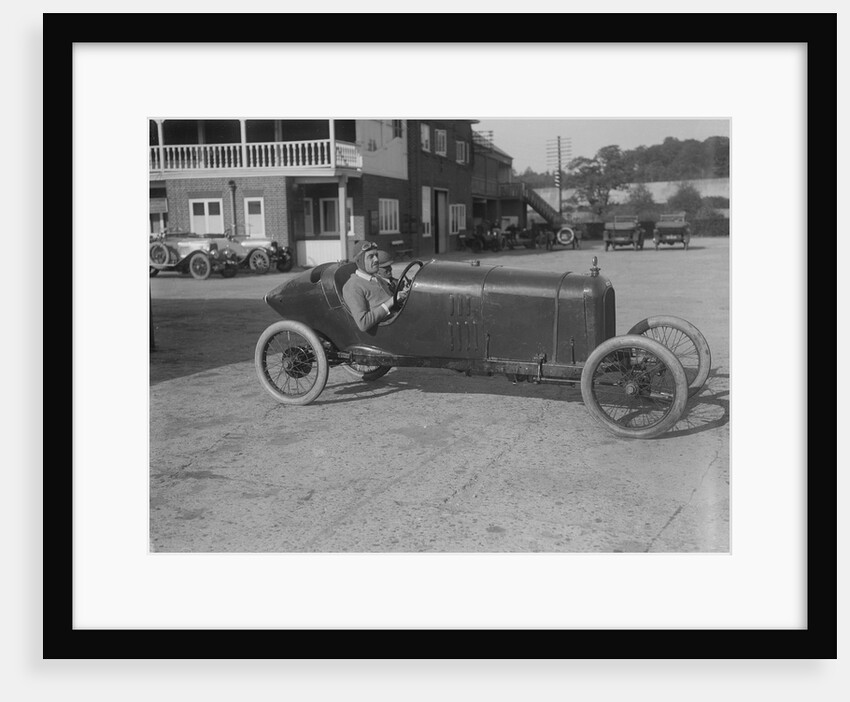 Andre Lombard in his Salmson at the JCC 200 Mile Race, Brooklands, Surrey, 1921 by Bill Brunell