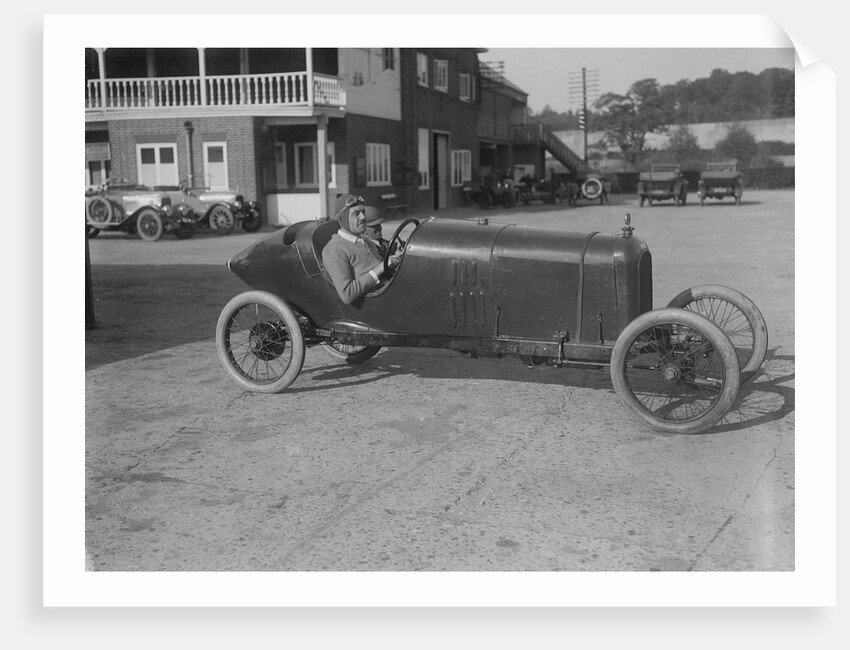 Andre Lombard in his Salmson at the JCC 200 Mile Race, Brooklands, Surrey, 1921 by Bill Brunell
