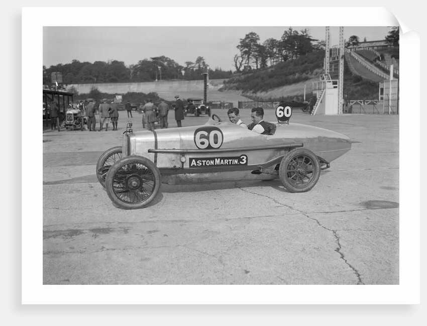 Bertie Kensington Moir in his Aston Martin at the JCC 200 Mile Race, Brooklands, Surrey, 1921 by Bill Brunell