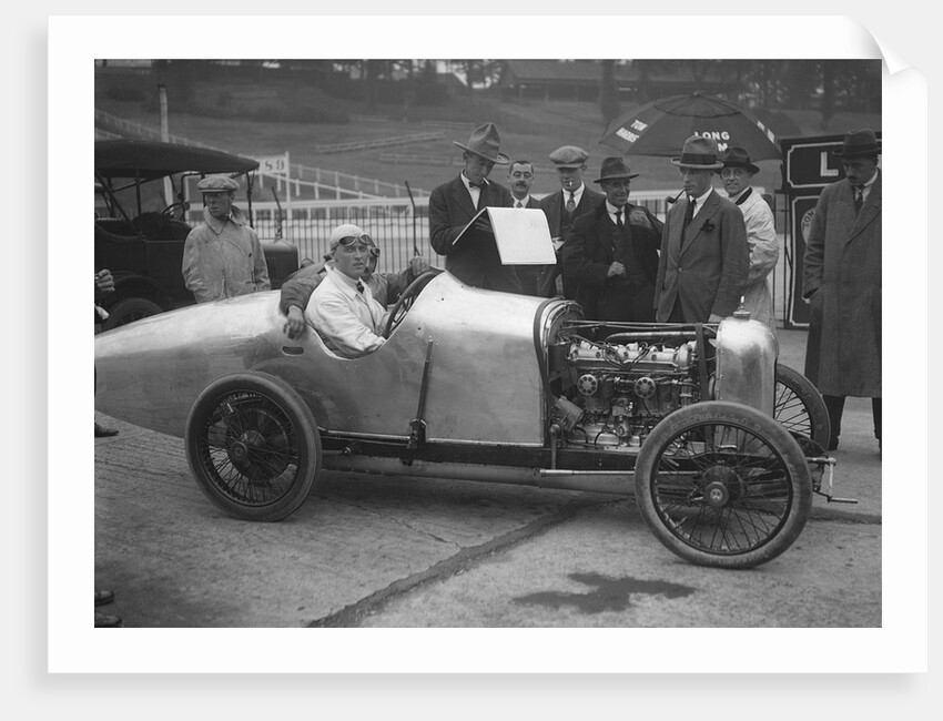 Henry Segrave in his Talbot-Darracq at the JCC 200 Mile Race, Brooklands, Surrey, 1921 by Bill Brunell