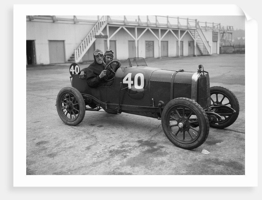 BS Marshall in his Aston Martin at the JCC 200 Mile Race, Brooklands, Surrey, 1921 by Bill Brunell
