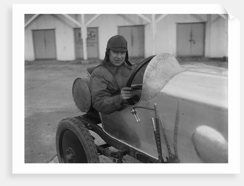 HJC Smith in his Eric-Campbell at the JCC 200 Mile Race, Brooklands, Surrey, 1921 by Bill Brunell
