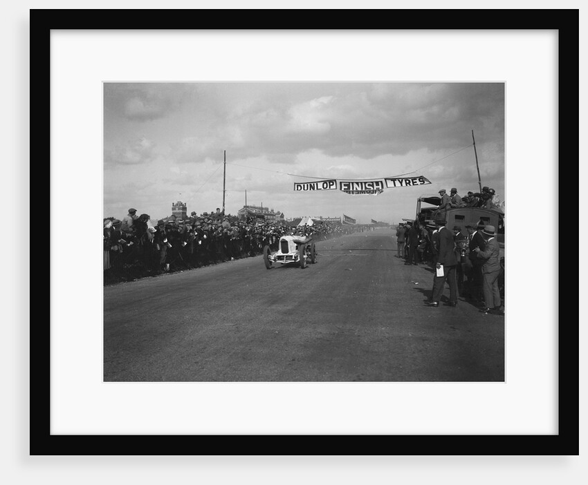 A Barlow's Benz 84hp at the finishing line, Southsea Speed Carnival, Hampshire, 1922 by Bill Brunell