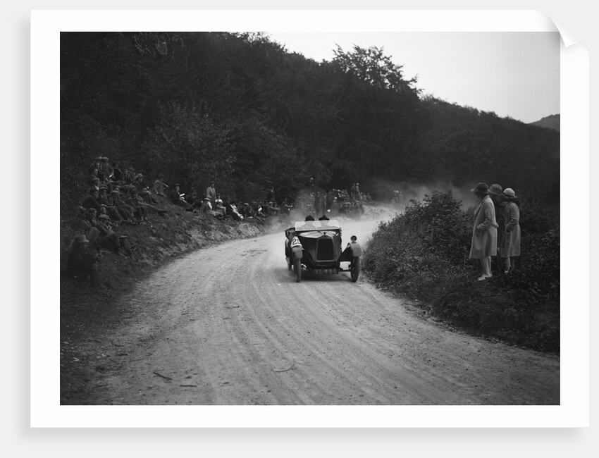 Talbot open 2-seater of Mrs Hawkes competing in a JCC hillclimb, South Harting, Sussex, 1922 by Bill Brunell