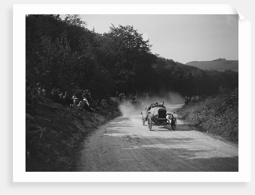McKenzie of WF Knight competing in a JCC hillclimb, South Harting, Sussex, 1922 by Bill Brunell