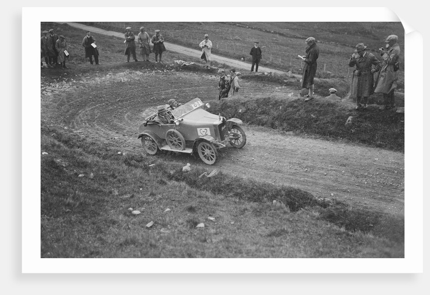 Jowett open 2-seater of M Johnstone competing in the Scottish Light Car Trial, 1922 by Bill Brunell