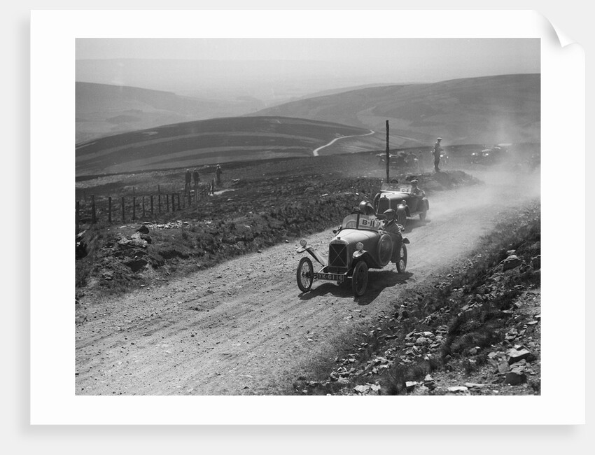 Salmson of Armand Bovier and Talbot 8/18 of HG Day competing in the Scottish Light Car Trial, 1922 by Bill Brunell