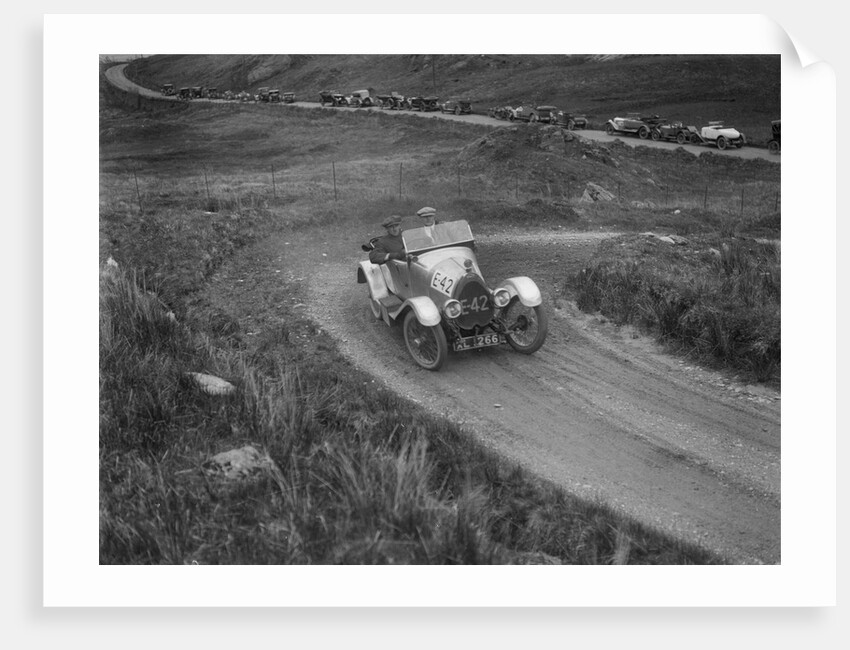 Bugatti of G Blackstock competing in the Scottish Light Car Trial, 1922 by Bill Brunell