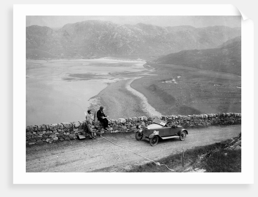 Lagonda open 2-seater of WH Oates competing in the Scottish Light Car Trial, 1922 by Bill Brunell