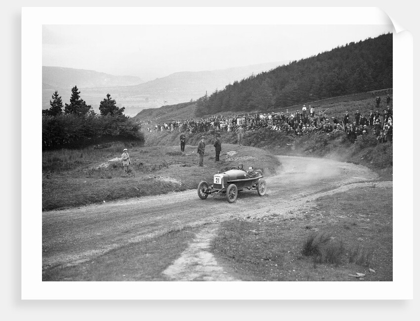 Aston Martin Bunny of Frank B Halford competing in the Caerphilly Hillclimb, Wales, 1923 by Bill Brunell