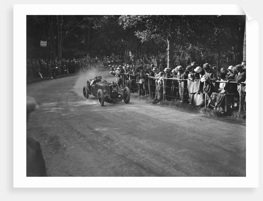 Sunbeam of Malcolm Campbell competing in the MAC Shelsley Walsh Hillclimb, Worcestershire, 1923 by Bill Brunell